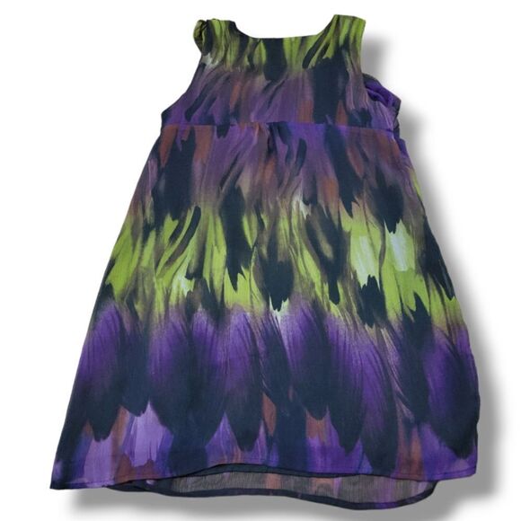 Lane Bryant Top Size 14 Women's Plus Size Top Sleeveless Blouse Multicolor EUC  - Picture 3 of 5